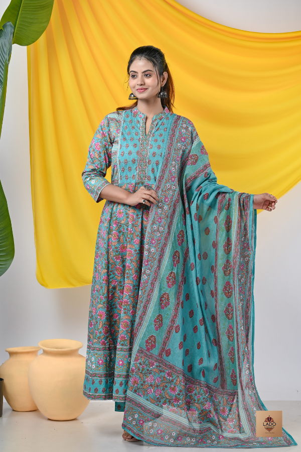 Ladocreations Ethnic Suit For Women – LCES09