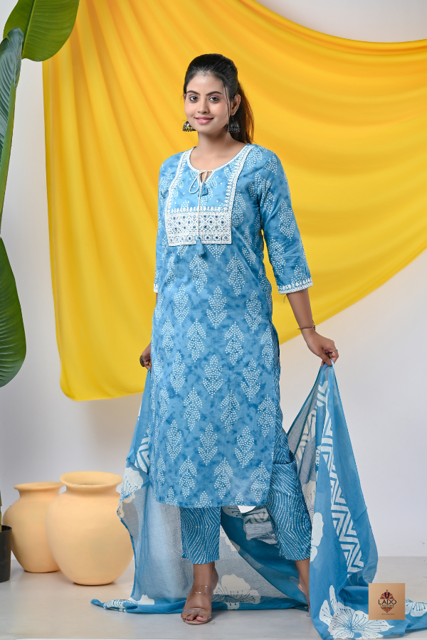 Ladocreations Ethnic Suit For Women-LCES16
