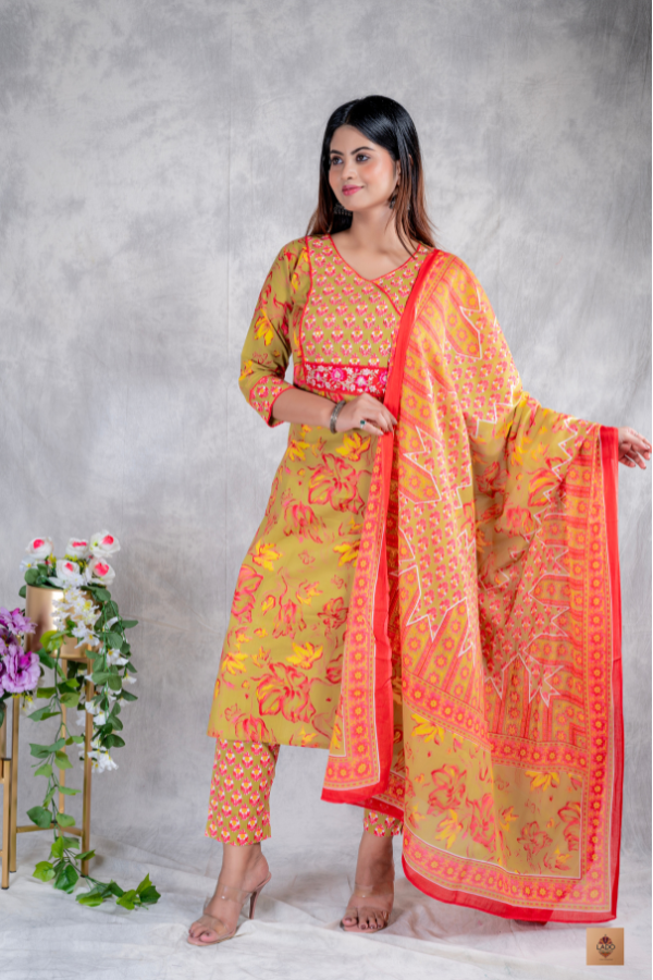 Ladocreations Ethinic Suit For Women-LCES06