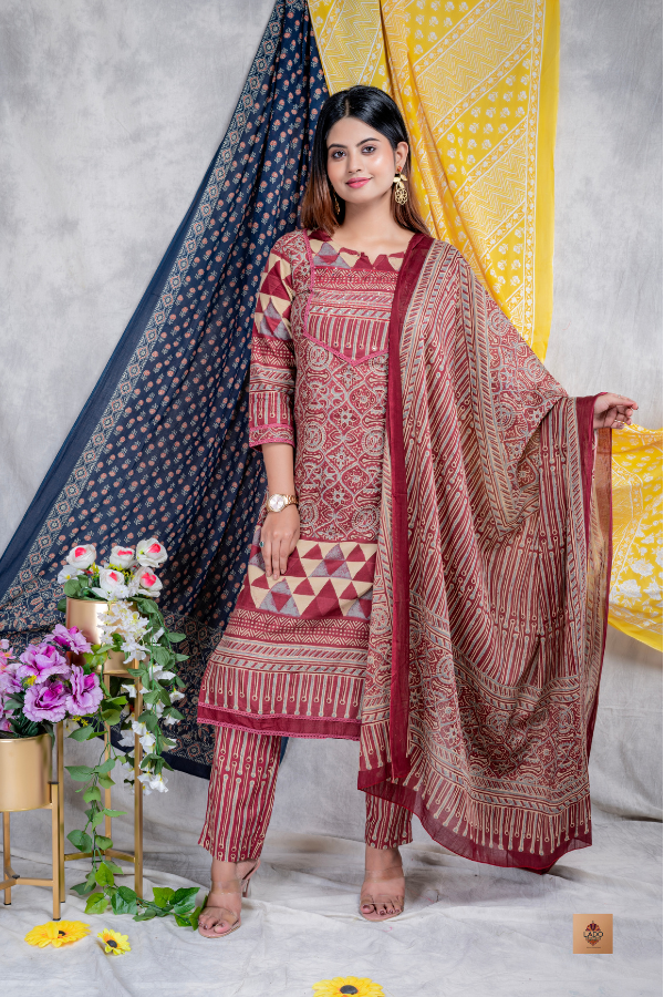 Ladocreations Ethnic Suit For Women-LCES03