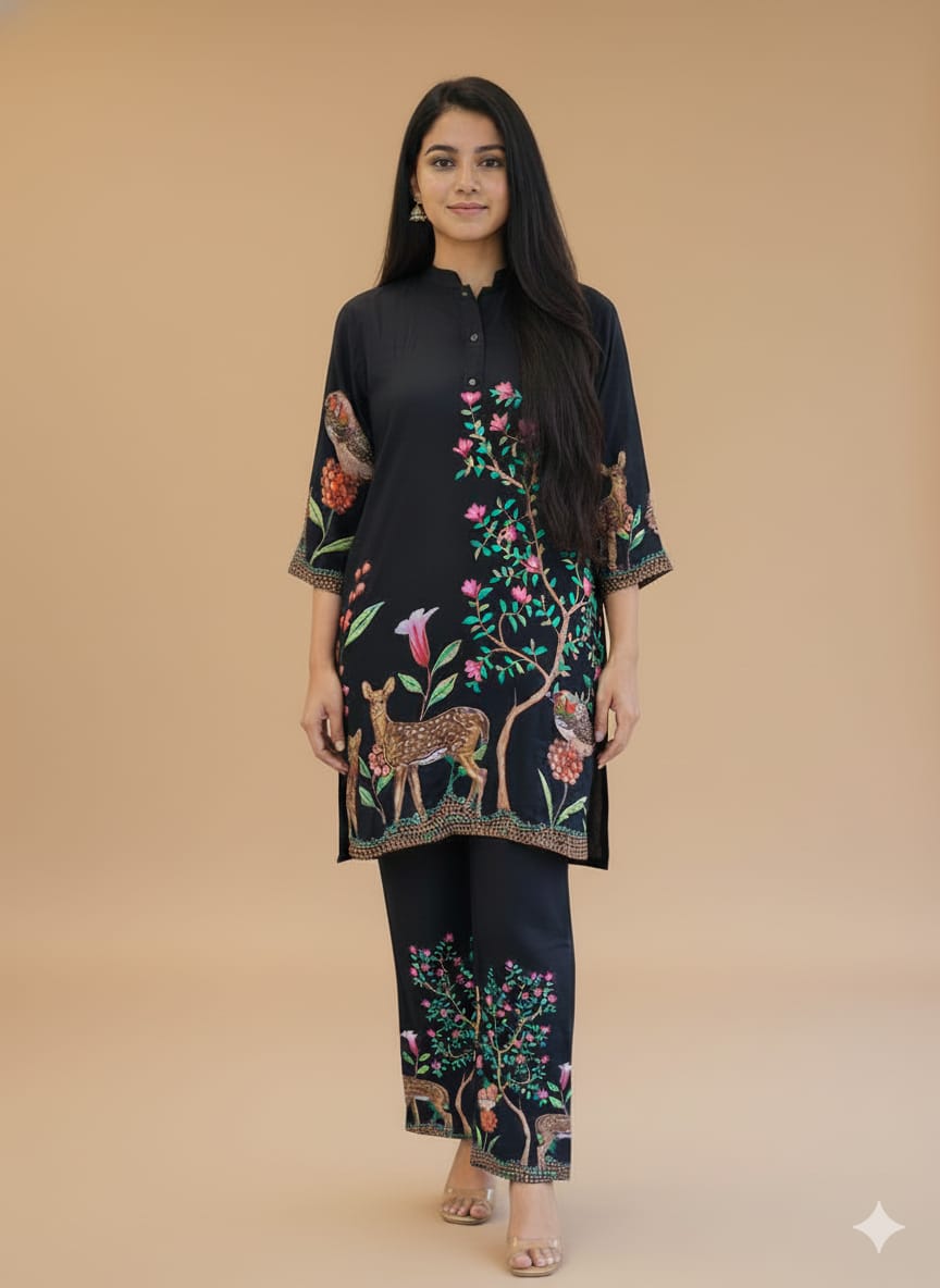 Ladocreations Festive Co-Ord Set-LC10074