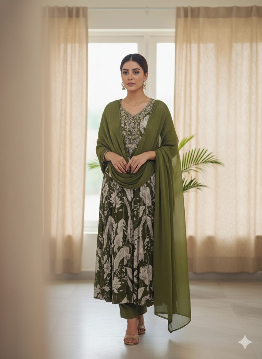 Ladocreations Festive Gown Three Piece Set-LC1008172